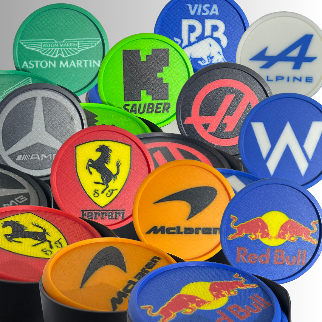 Sports Team Logo Coasters Qty 4