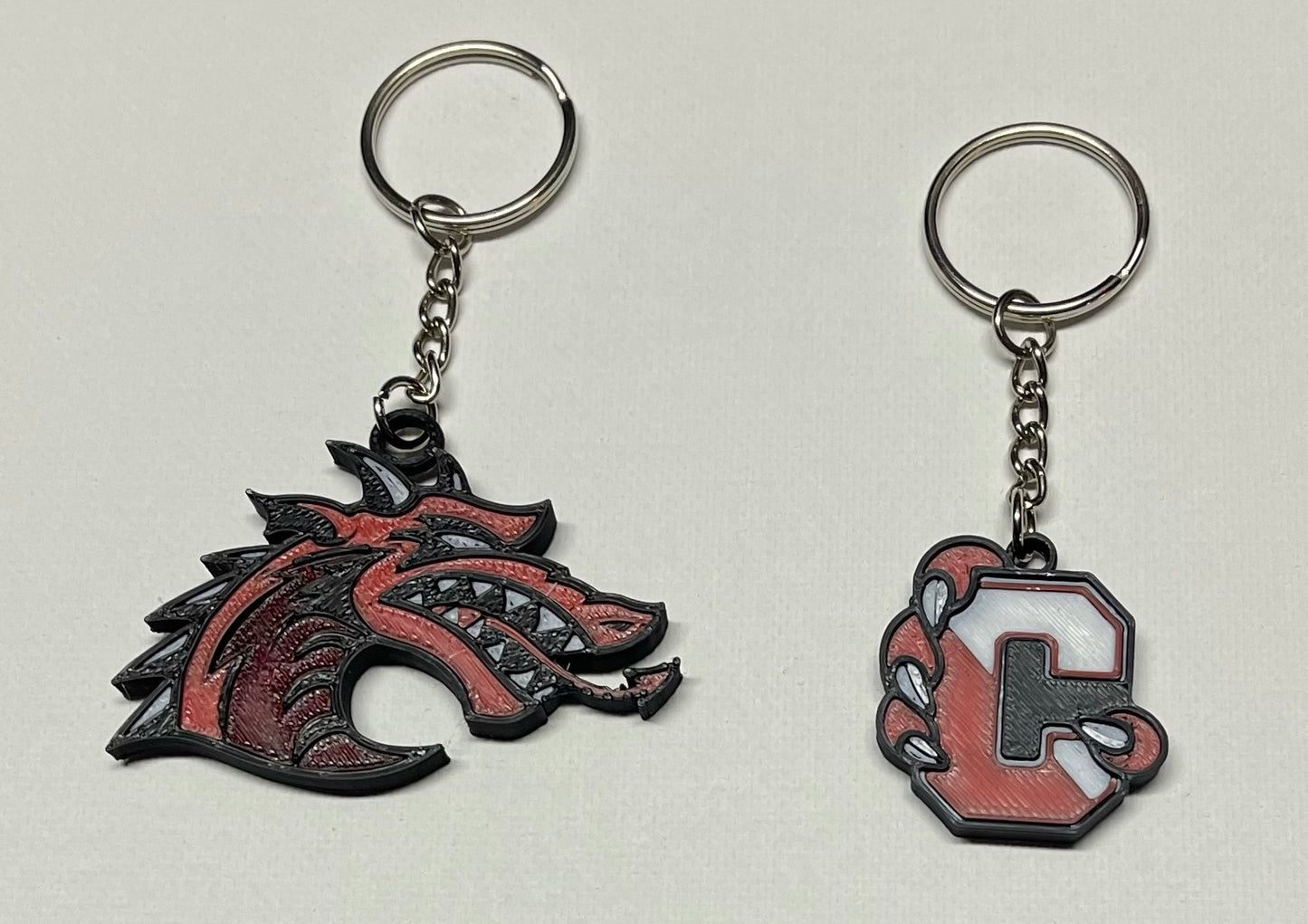 Sports Team, School or Business Logo Keychains