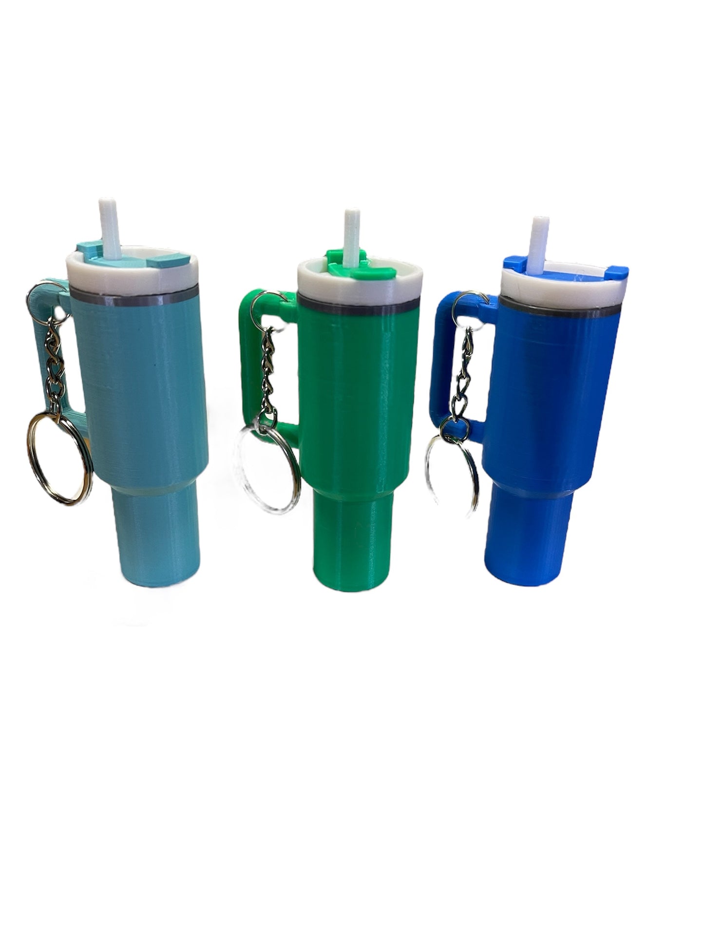 Stanley Inspired Tumbler Keychain (Holds ChapStick, candy, etc...)