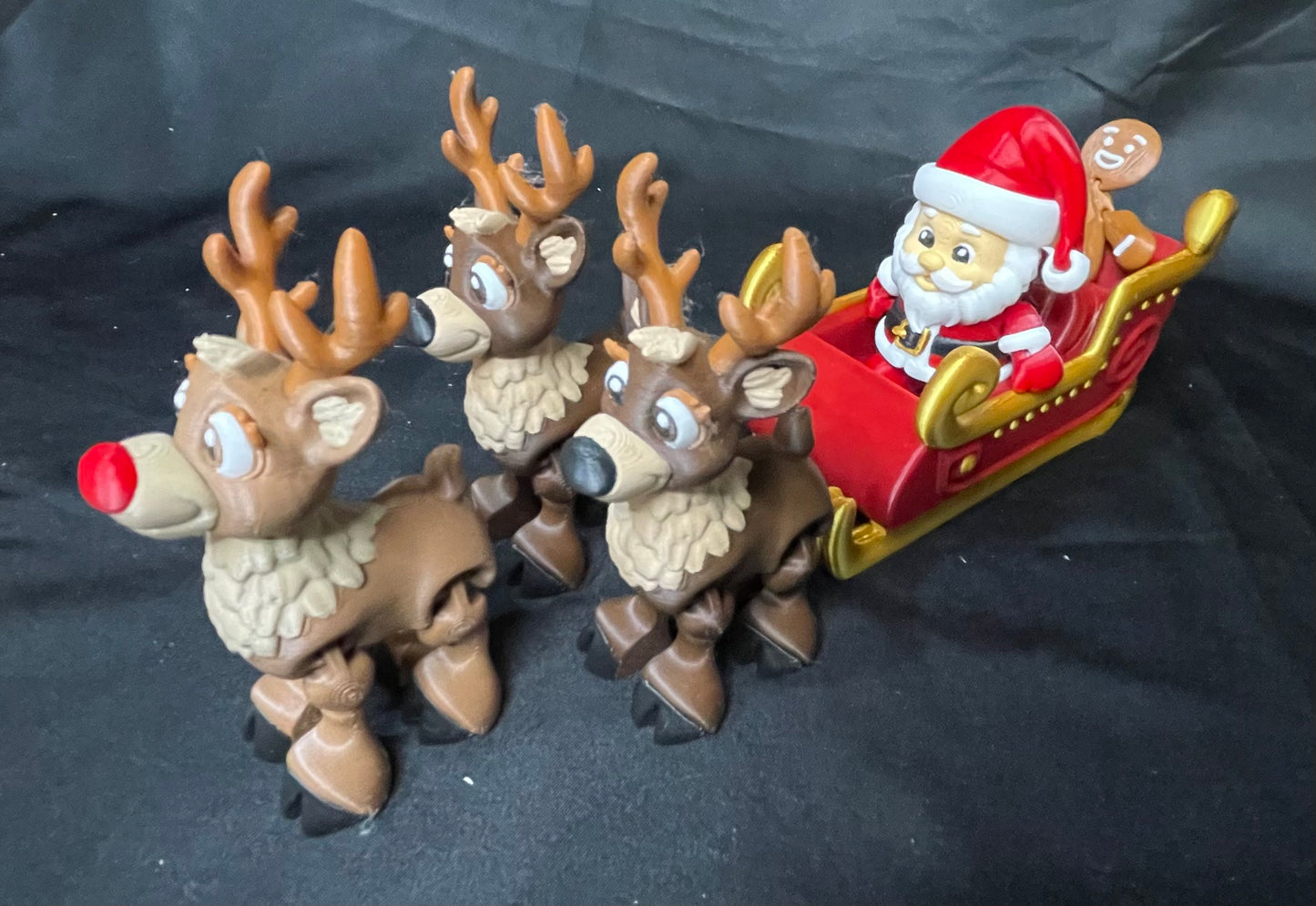 Santa’s Sleigh Set Flexi Fidget Toys