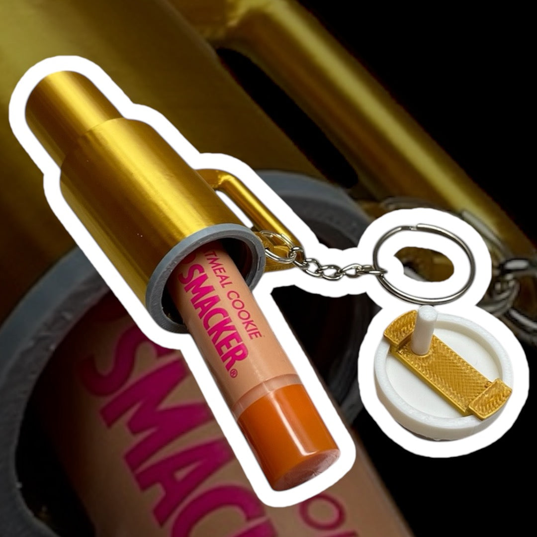 Stanley Inspired Tumbler Keychain (Holds ChapStick, candy, etc...)