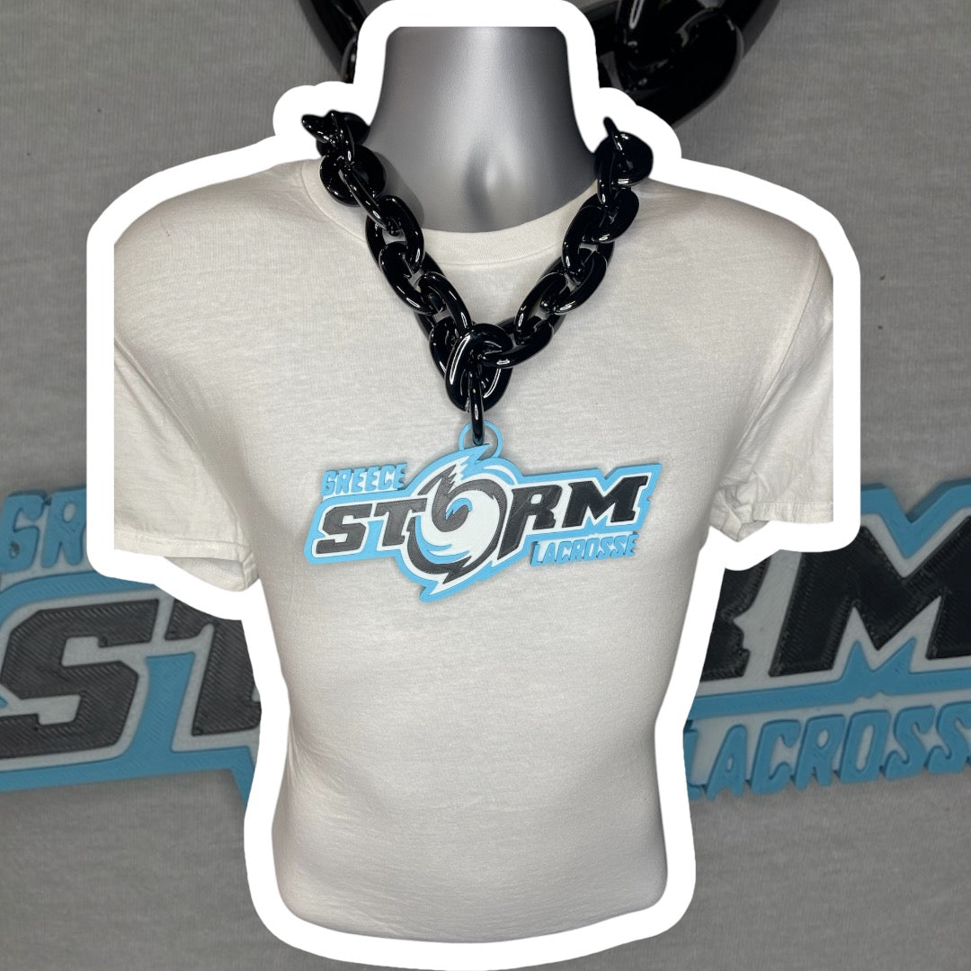 Greece Storm Lacrosse Fan Hype Chain
