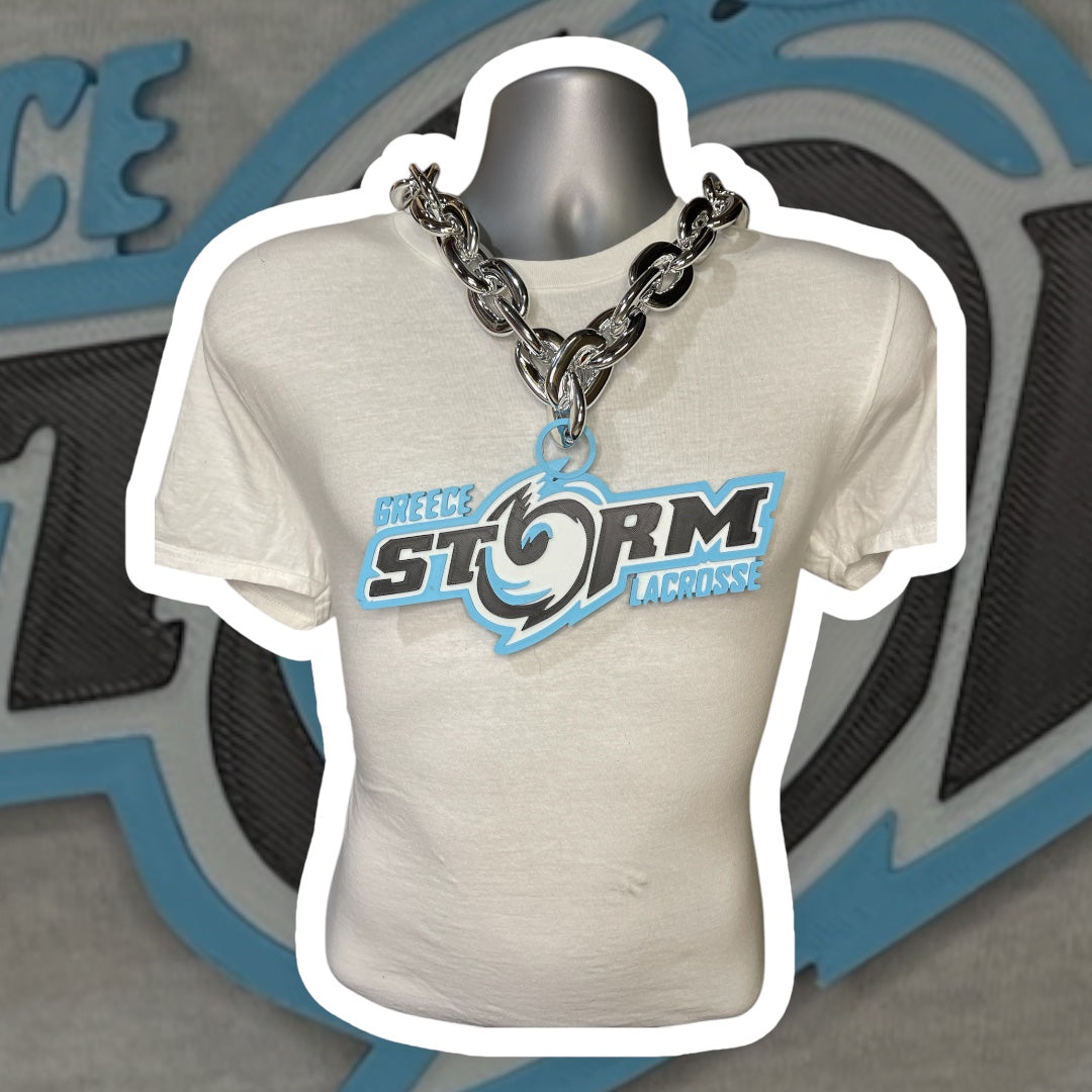 Greece Storm Lacrosse Fan Hype Chain