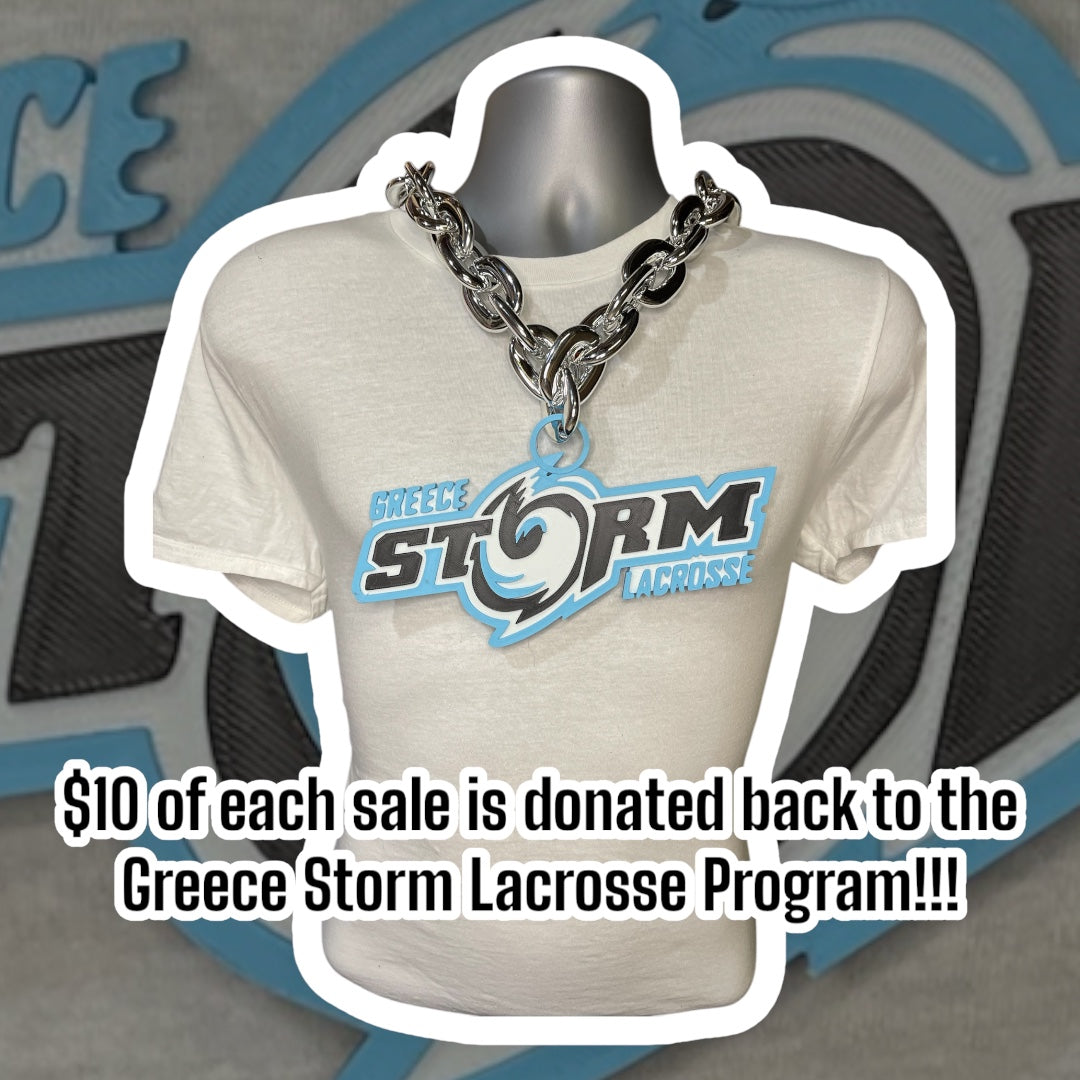 Greece Storm Lacrosse Fan Hype Chain