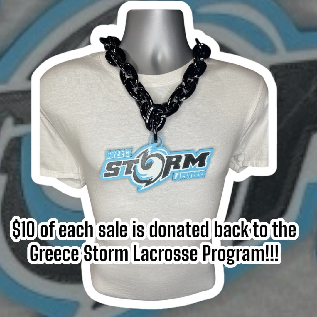 Greece Storm Lacrosse Fan Hype Chain