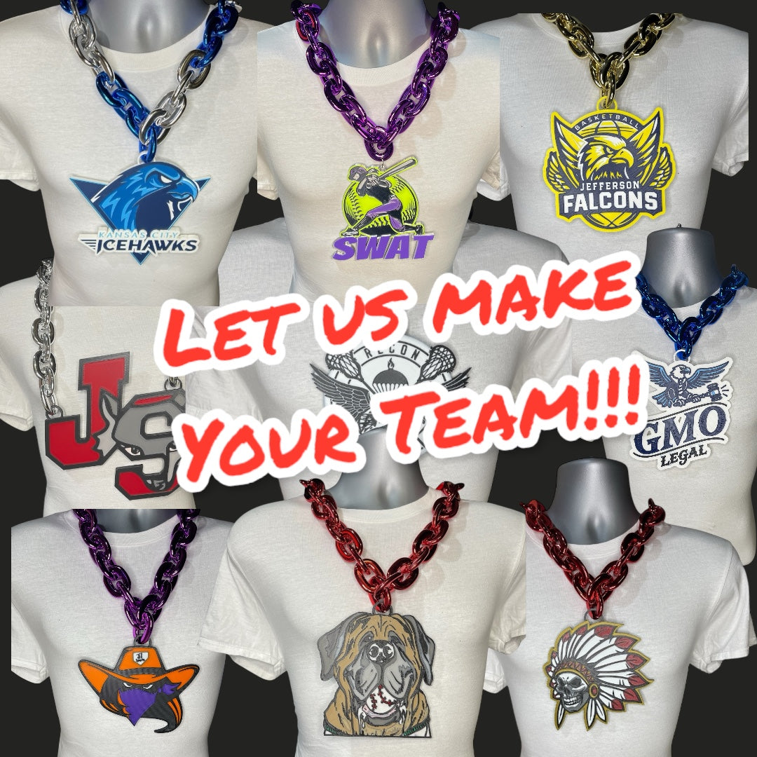 Fan Hype Turnover Chain (custom) Large Oversized Sports Team School Business