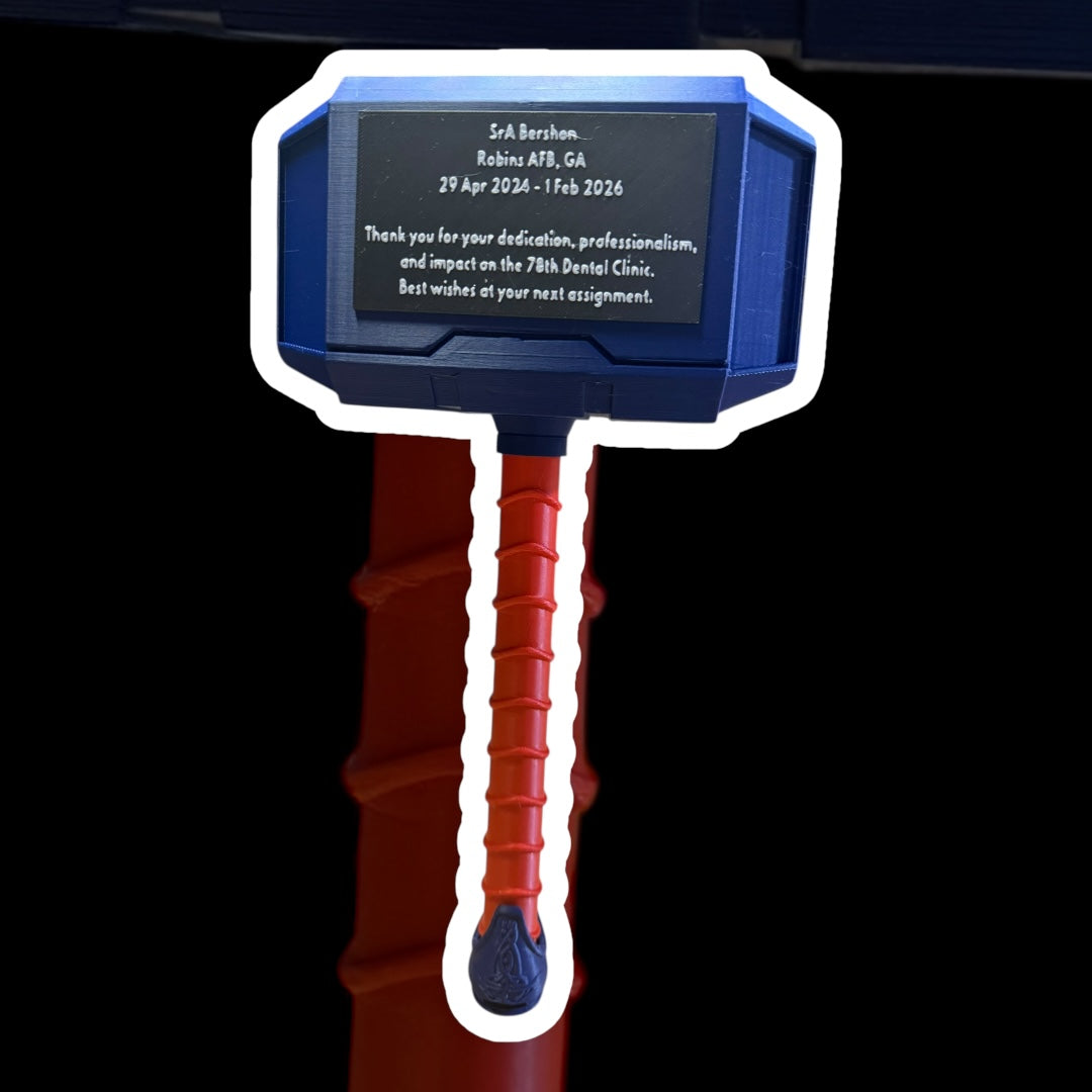 ⚡️ Custom Mjolnir Inspired Hammer – Personalized Thor’s Hammer ⚡️