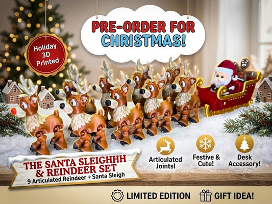 Santa’s Sleigh Set Flexi Fidget Toys