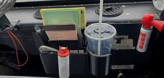 Organizer & Cup Holder for USPS Mail Carrier/LLV, All In One Detachable