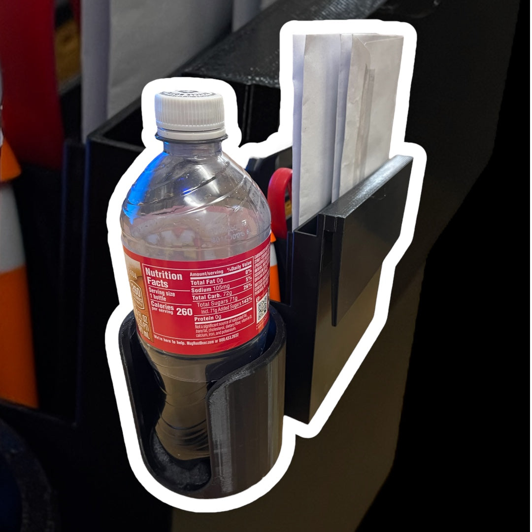 Organizer & Cup Holder for USPS Mail Carrier/LLV, All In One Detachable
