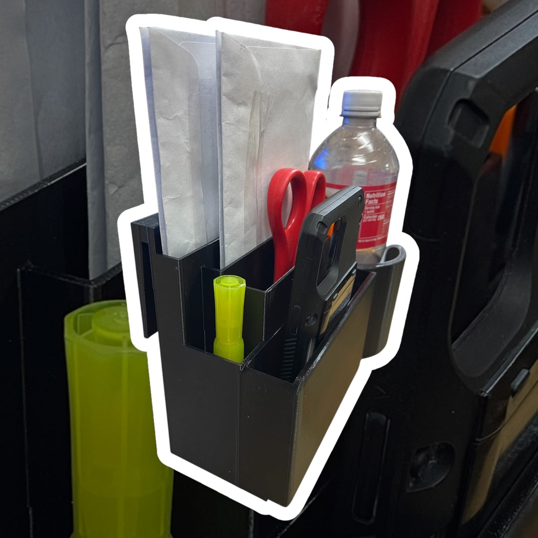 Organizer & Cup Holder for USPS Mail Carrier/LLV, All In One Detachable